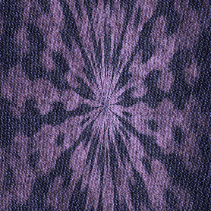 Machine Washable Transitional Purple Sage Bush Purple Rug, wshpat3549blu