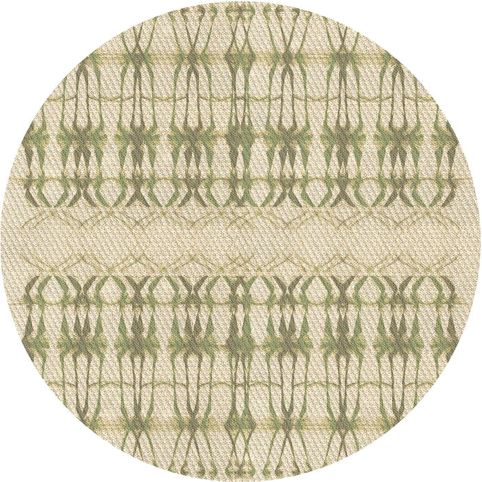 Square Machine Washable Transitional Golden Blonde Gold Rug in a Living Room, wshpat355brn