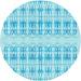 Square Patterned Blue Rug, pat355lblu