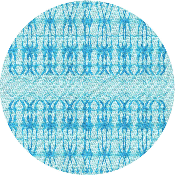 Square Machine Washable Transitional Blue Rug in a Living Room, wshpat355lblu