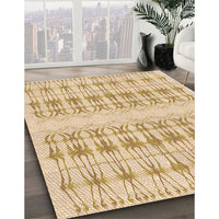 Patterned Golden Blonde Gold Rug, pat355org