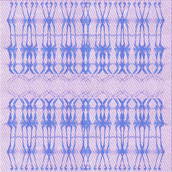 Round Machine Washable Transitional Purple Mimosa Purple Rug, wshpat355pur