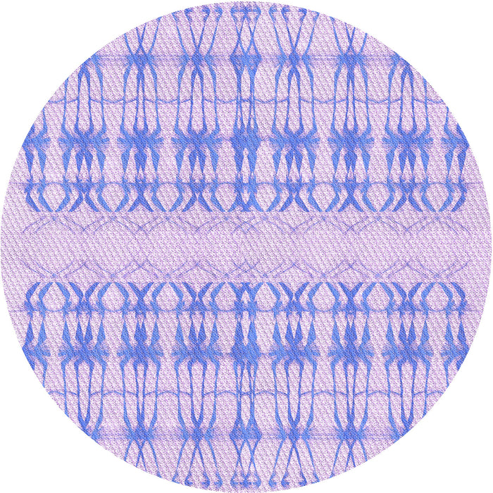 Square Machine Washable Transitional Purple Mimosa Purple Rug in a Living Room, wshpat355pur