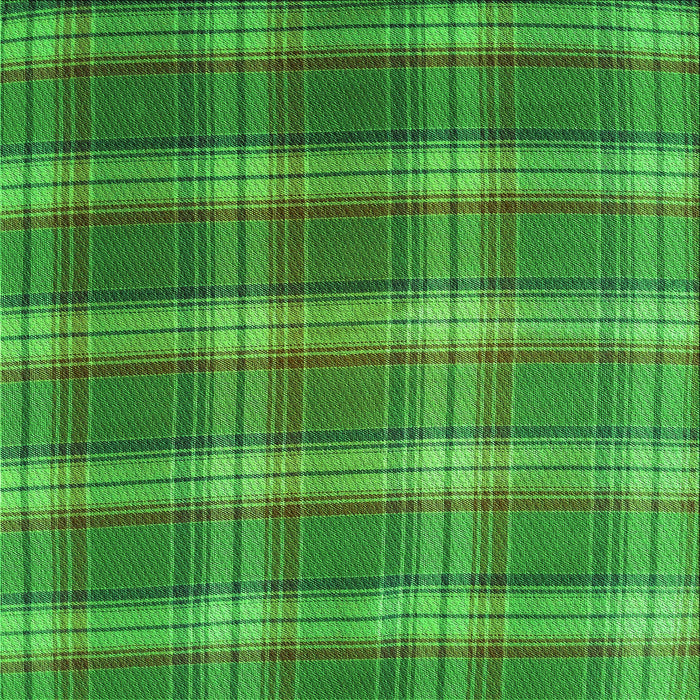 Round Patterned Green Rug, pat3550grn