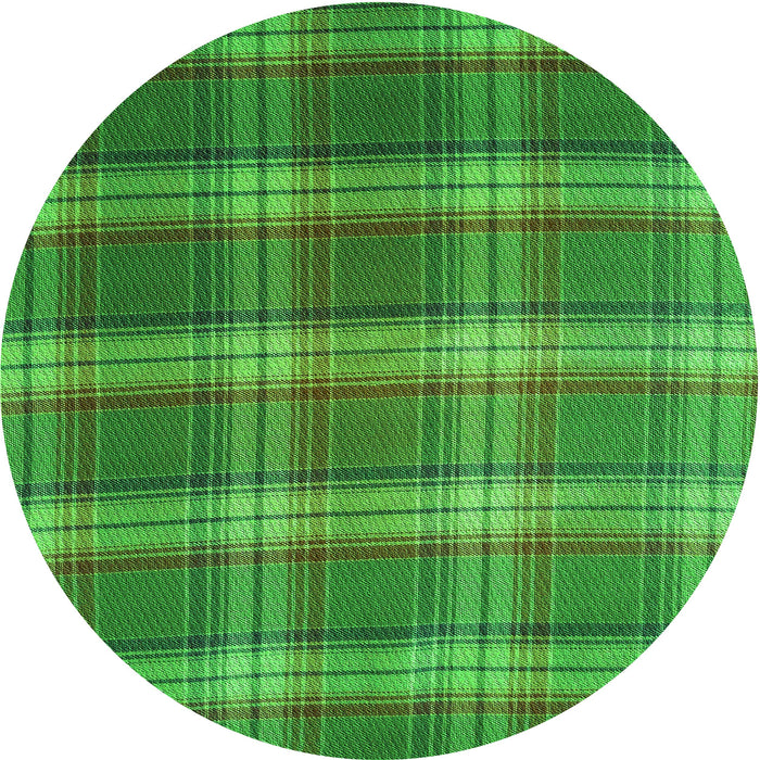 Square Machine Washable Transitional Green Rug in a Living Room, wshpat3550grn