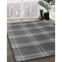 Patterned Gunmetal Gray Rug, pat3550gry