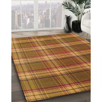 Patterned Orange Rug, pat3550org