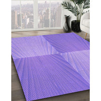 Patterned Purple Rug, pat3551pur