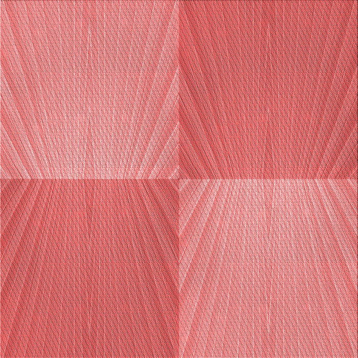 Round Patterned Fire Red Rug, pat3551rd