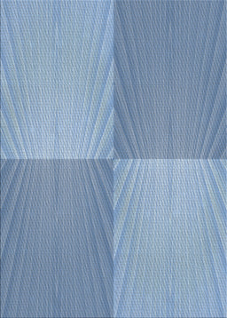 Patterned Steel Blue Novelty Rug, pat3551