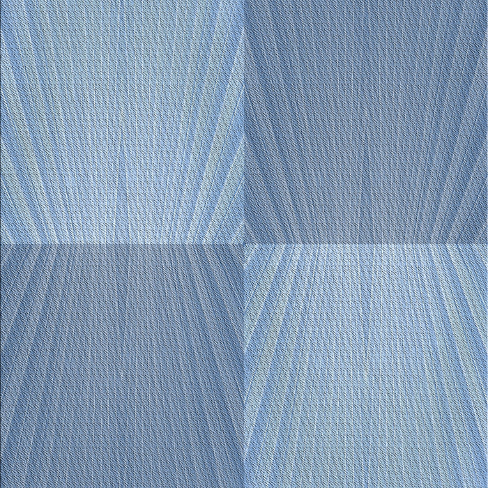 Patterned Steel Blue Novelty Rug, pat3551