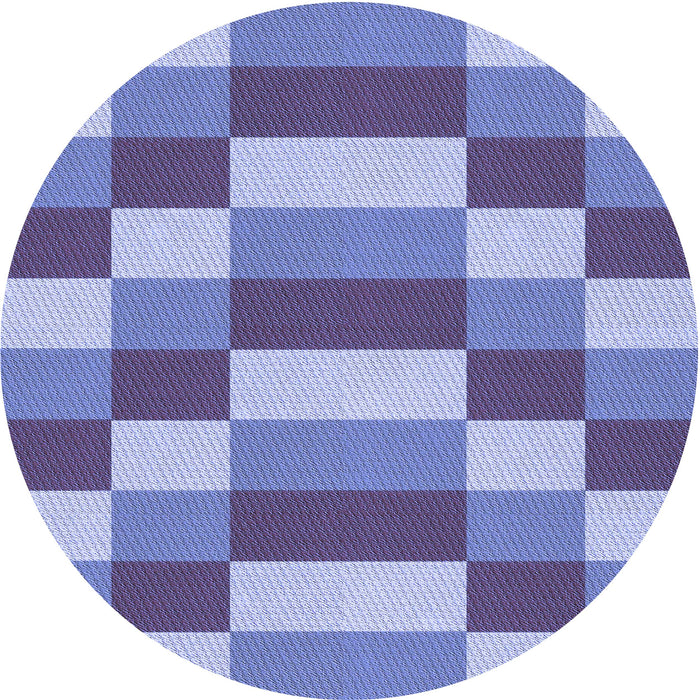 Square Patterned Sky Blue Rug, pat3552blu