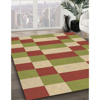 Patterned Mahogany Brown Rug, pat3552brn