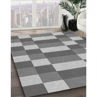 Patterned Cloud Gray Rug, pat3552gry