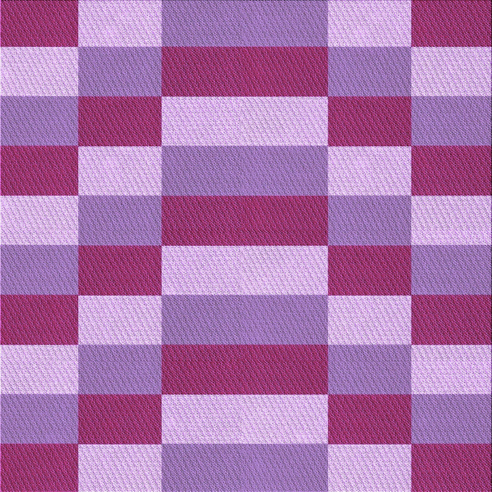 Round Patterned Magenta Pink Rug, pat3552pur