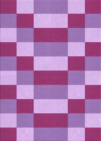 Machine Washable Transitional Magenta Pink Rug, wshpat3552pur