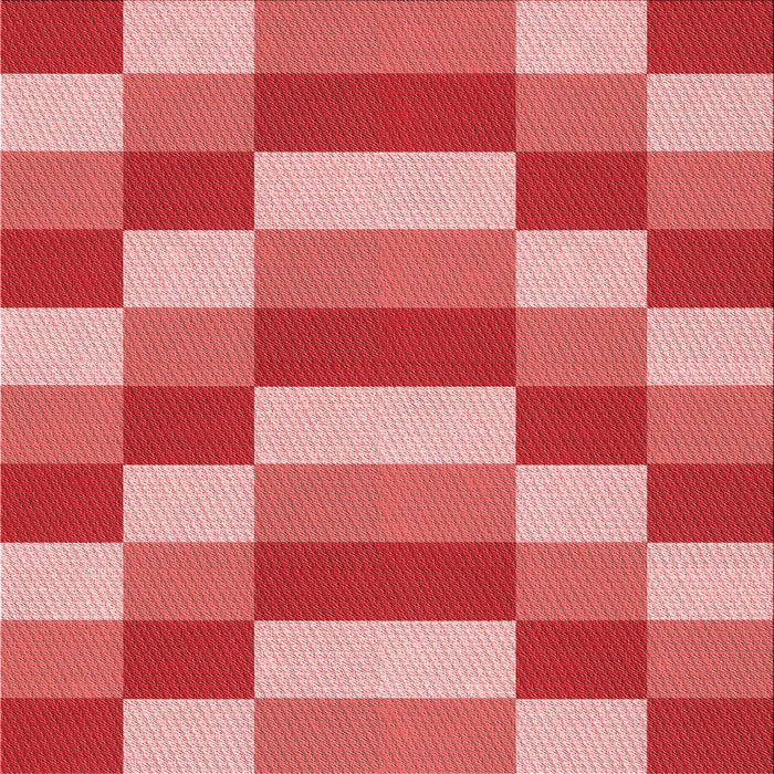 Round Patterned Red Rug, pat3552rd