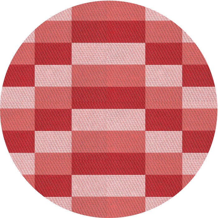 Square Machine Washable Transitional Red Rug in a Living Room, wshpat3552rd