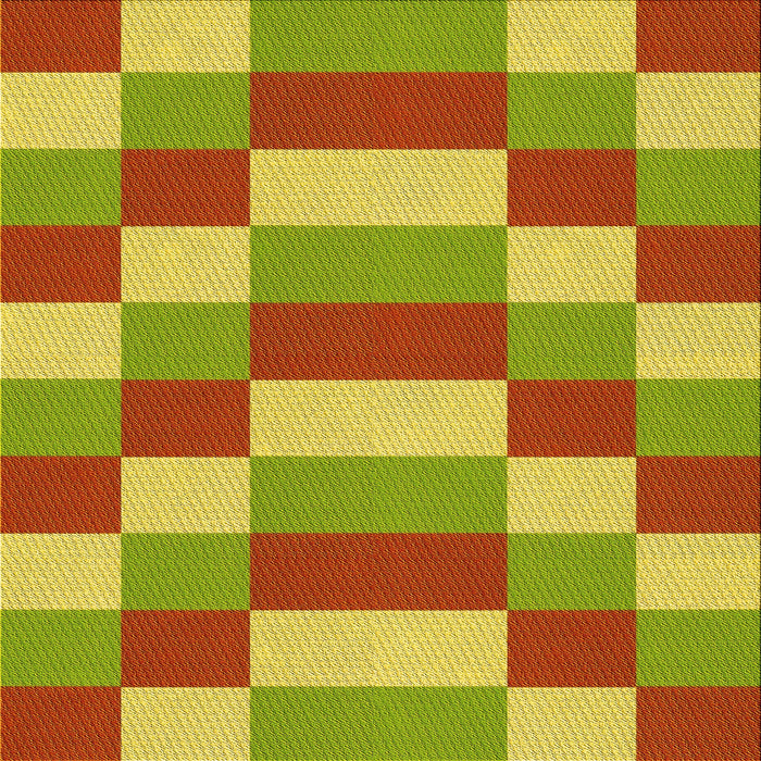 Round Patterned Mahogany Brown Rug, pat3552yw