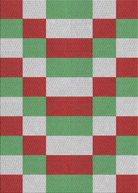 Machine Washable Transitional Green Rug, wshpat3552