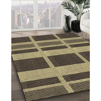 Patterned Milk Chocolate Brown Rug, pat3553brn