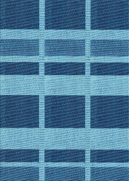 Patterned Blue Novelty Rug, pat3553