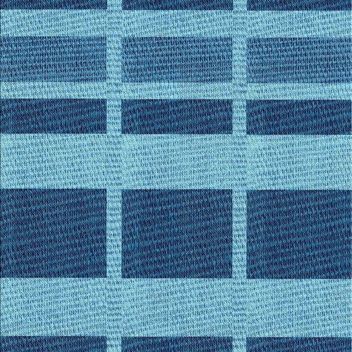 Patterned Blue Novelty Rug, pat3553