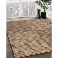 Patterned Sienna Brown Rug, pat3554brn