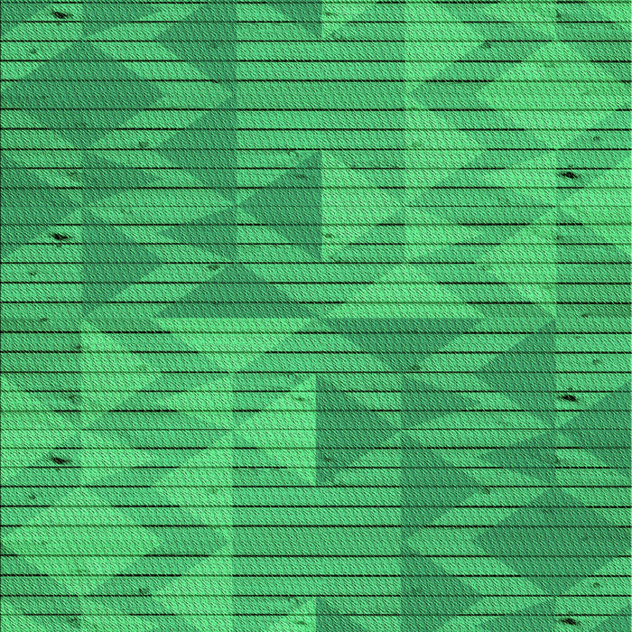 Machine Washable Transitional Neon Green Rug, wshpat3554grn