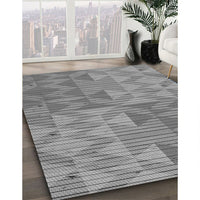 Patterned Ash Gray Rug, pat3554gry