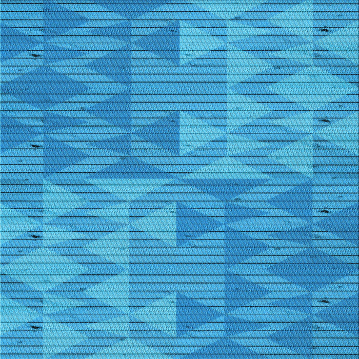 Round Patterned Blue Rug, pat3554lblu