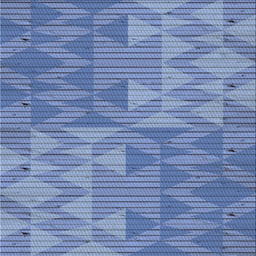 Sideview of Machine Washable Transitional Sky Blue Rug, wshpat3554