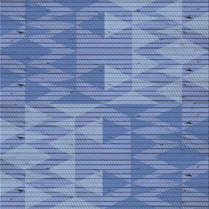 Square Patterned Sky Blue Novelty Rug, pat3554