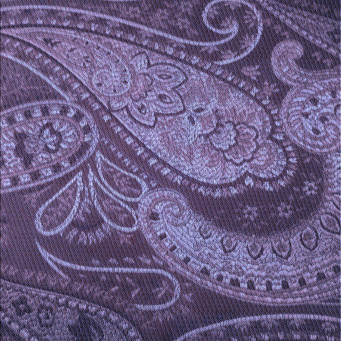 Patterned Plum Purple Rug, pat3555blu