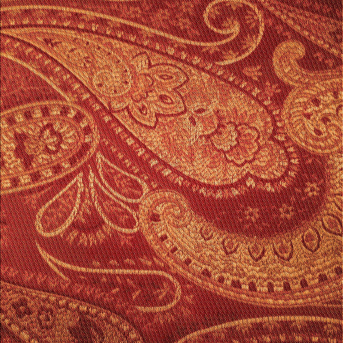 Patterned Orange Red Orange Rug, pat3555org