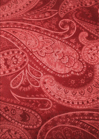 Machine Washable Transitional Red Rug, wshpat3555rd