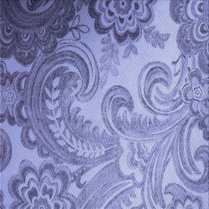 Round Machine Washable Transitional Slate Blue Rug, wshpat3556blu