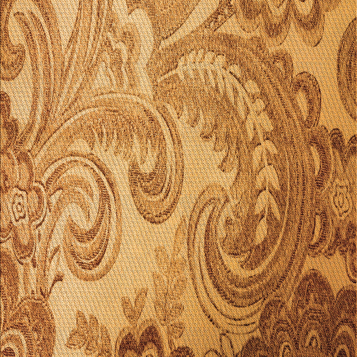 Machine Washable Transitional Orange Rug, wshpat3556org