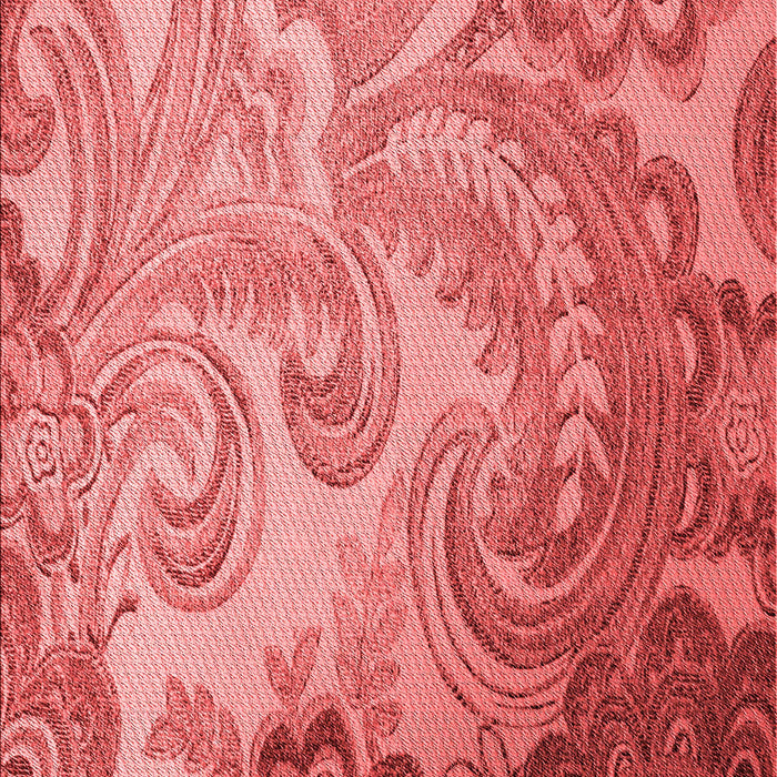 Machine Washable Transitional Red Rug, wshpat3556rd