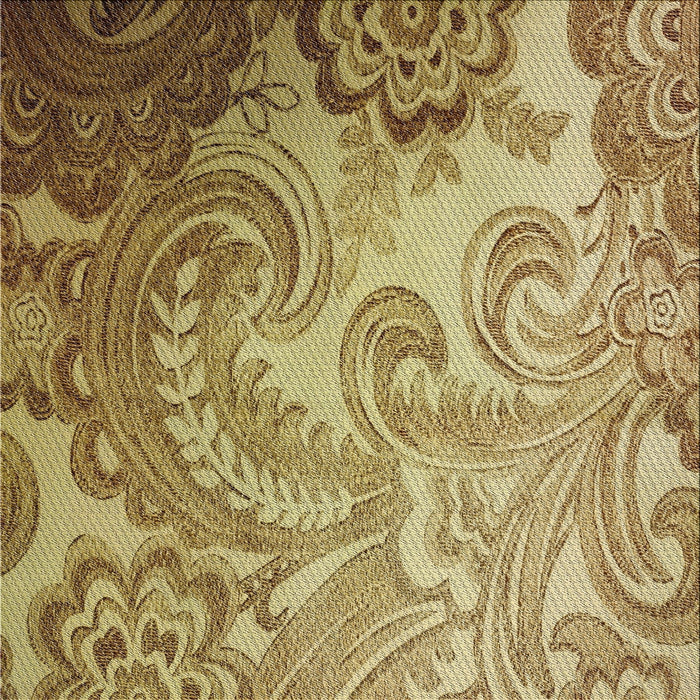 Square Patterned Dark Bronze Brown Novelty Rug, pat3556