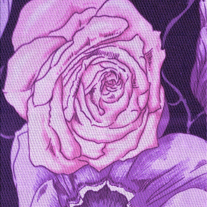 Patterned Violet Purple Rug, pat3557pur