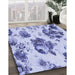 Machine Washable Transitional Blue Rug in a Family Room, wshpat3558blu