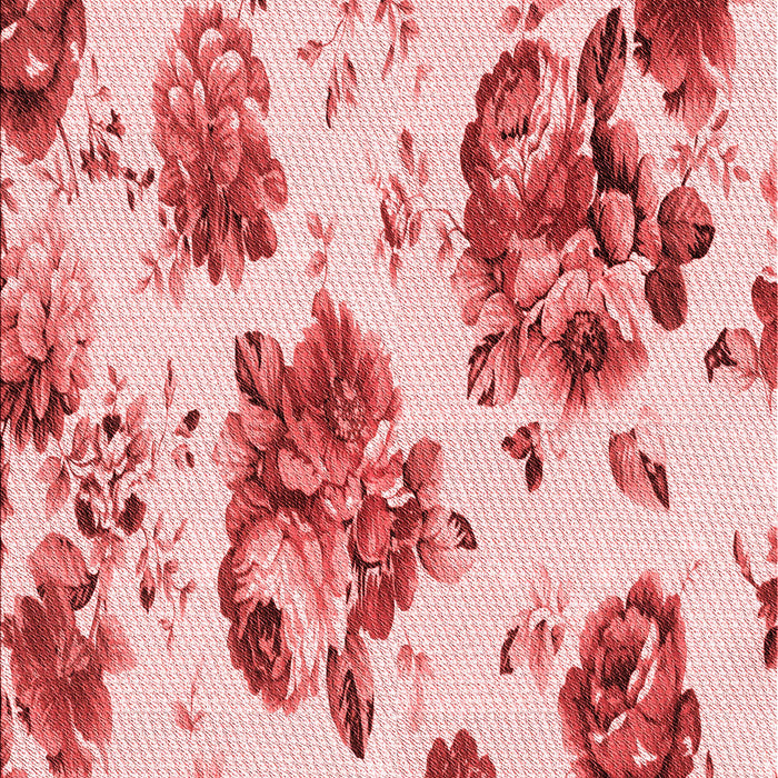Patterned Red Rug, pat3558rd