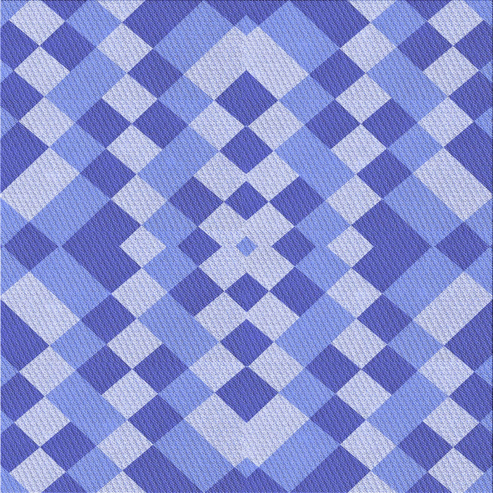 Round Machine Washable Transitional Blue Rug, wshpat3559blu