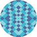 Square Machine Washable Transitional Blue Rug in a Living Room, wshpat3559lblu