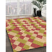 Machine Washable Transitional Red Rug in a Family Room, wshpat3559org