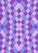 Patterned Bright Lilac Purple Rug, pat3559pur