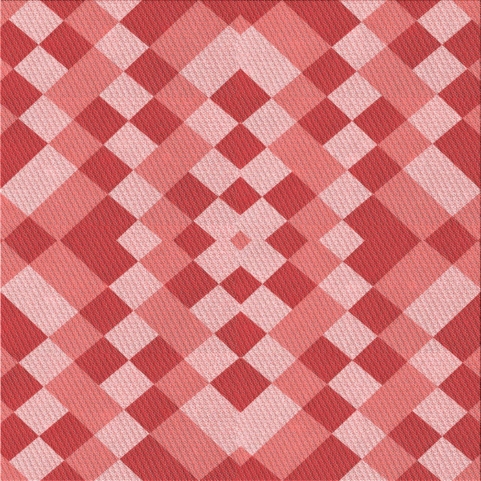 Round Patterned Light Coral Pink Rug, pat3559rd