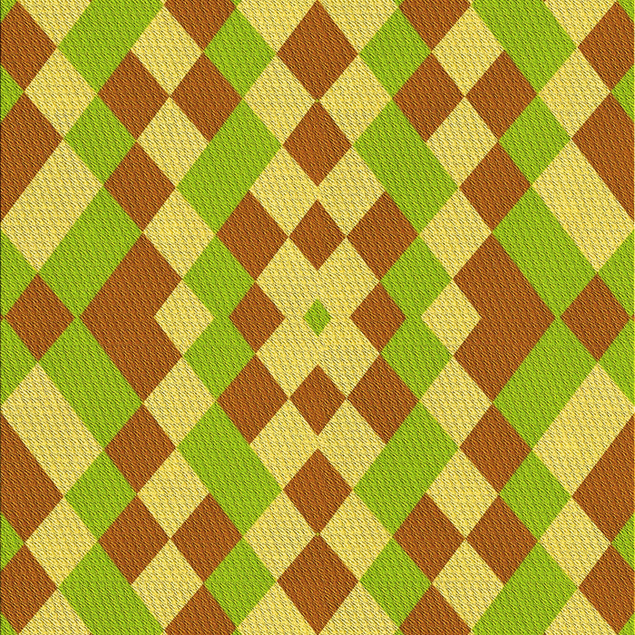 Patterned Neon Yellow Green Rug, pat3559yw