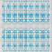 Sideview of Machine Washable Transitional Blue Rug, wshpat355